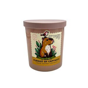 Leoben Company Pursuit of Capyness Candle, Jasmine, Saffron & Cedarwood, 9 Oz